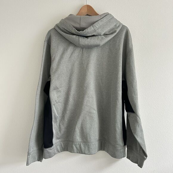 Nike Hoodie Mens XL Therma-Fit Pocket Pullover Gray/Black - Picture 2 of 12